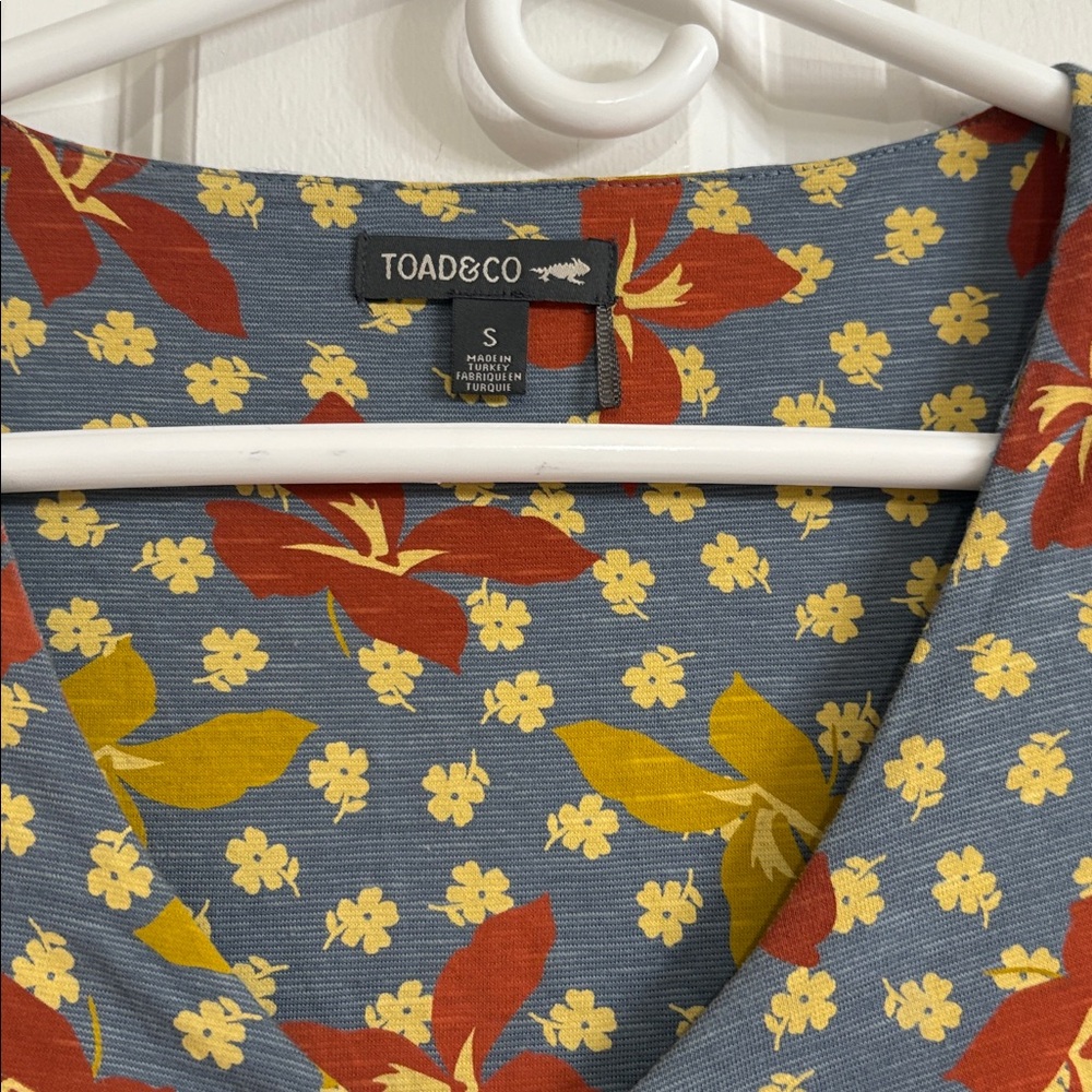 Toad & Co. Rosemarie Sleeveless Eco-Friendly A-line Dress with V-neckline - Picture 2 of 10